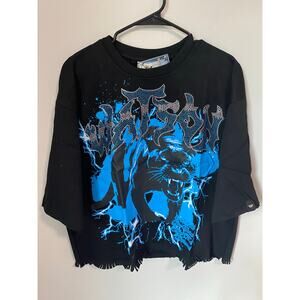 New Watson Luxe Panthers Heavyweight T-Shirt, Size Small